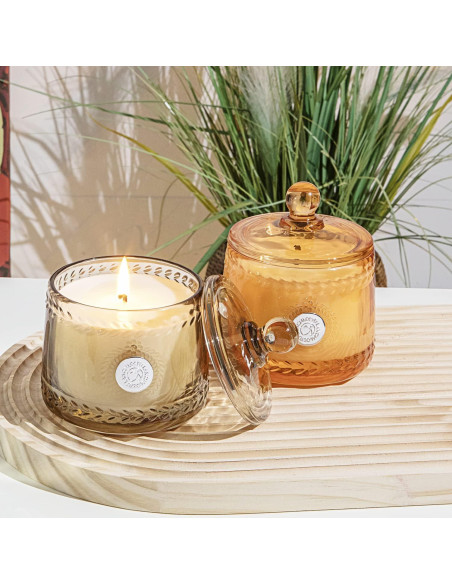 Vela Aromática Chloefu LAN Jardín Gardenia 220g 55h Vela Aromática Chloefu LAN Jardín Gardenia 220g 55h