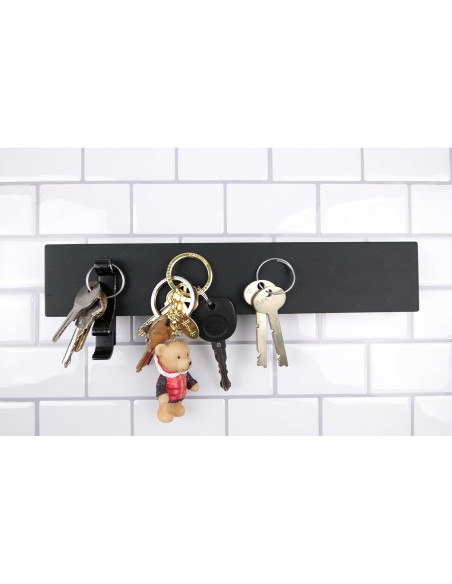 Barra Magnética para Cuchillos RSVP Internacional 25.4 cm Silicona Negra Barra Magnética para Cuchillos RSVP Internacional 25.4 cm Silicona Negra