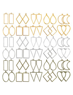 Kit de Moldes de Joyería Shynek - 60 Piezas en 10 Formas