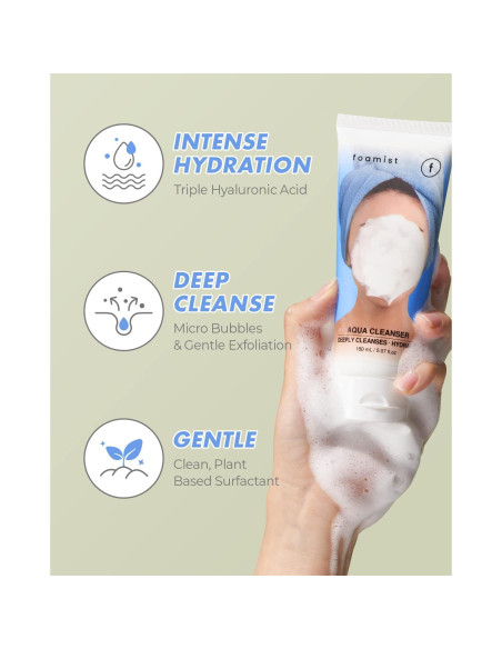 Limpiador Facial Vegano Foamist 150 ml - Hidratante y Exfoliante Limpiador Facial Vegano Foamist 150 ml - Hidratante y Exfoliante