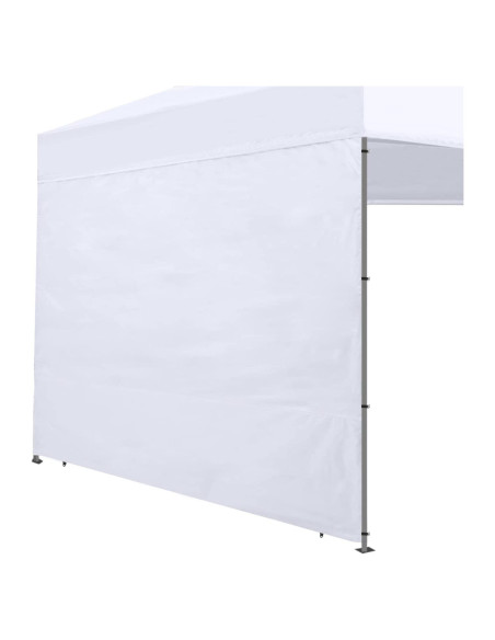 Pared Lateral Carpa Canopy Joramoy 12x12 Blanco Impermeable Pared Lateral Carpa Canopy Joramoy 12x12 Blanco Impermeable