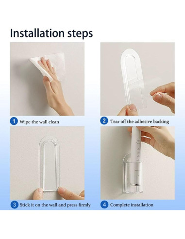 Soporte de Cepillo de Dientes Kgtee Montado en Pared 2Pack