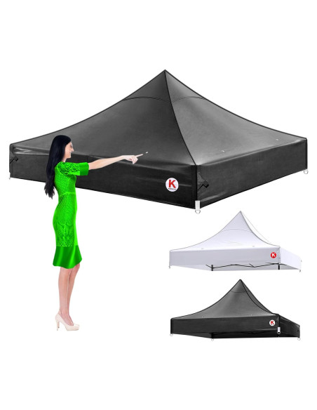 Cubierta Superior Carpa Plegable 10x10 KaKuEike Impermeable Cubierta Superior Carpa Plegable 10x10 KaKuEike Impermeable