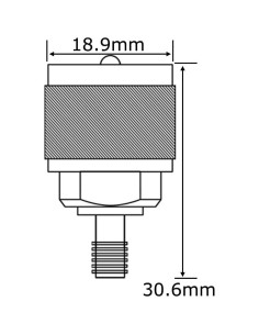 Adaptador UHF macho a SMA hembra Onelinkmore - Paquete de 2 2