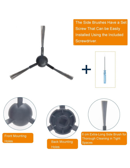 Kit de Repuesto para Aspiradora Robot Bluearks BL-L20 Ultra Kit de Repuesto para Aspiradora Robot Bluearks BL-L20 Ultra