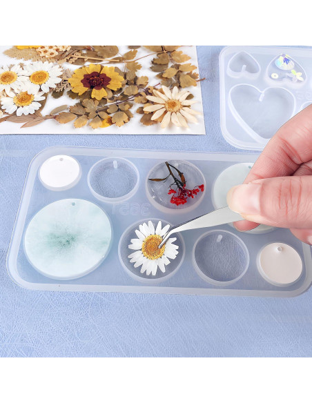 Kit de Moldes de Joyería RESIN GO 128 Pcs Silicona Kit de Moldes de Joyería RESIN GO 128 Pcs Silicona