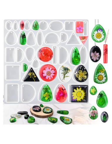 Moldes de Joyería de Silicona Actvty para Fundición - 38 Diseños