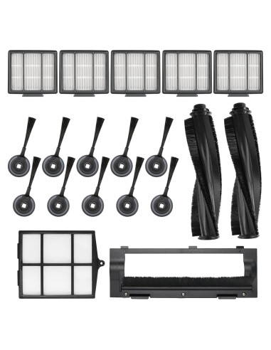 Piezas de Repuesto Shark ION AV751 AV752 AV753 - 10 Cepillos, 5 Filtros HEPA