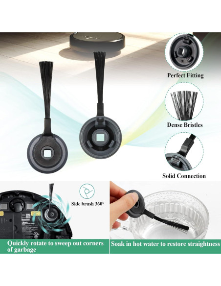 Piezas de Repuesto Shark ION AV751 AV752 AV753 - 10 Cepillos, 5 Filtros HEPA Piezas de Repuesto Shark ION AV751 AV752 AV753 - 10 Cepillos, 5 Filtros HEPA