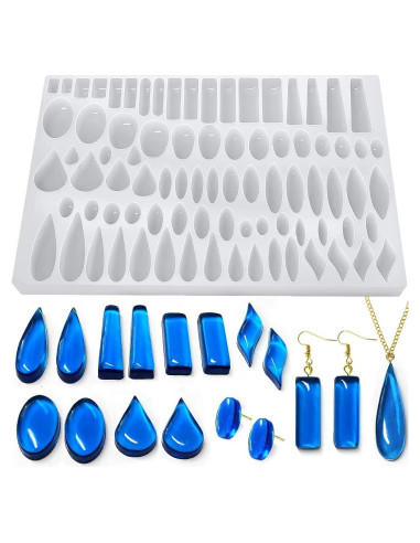 Moldes de Silicona para Joyería ResinWorld - 41 Formas