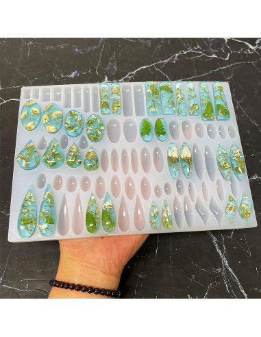 Moldes de Silicona para Joyería ResinWorld - 41 Formas