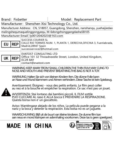 Cubierta de Cepillo Principal Fixbetter para Roborock Qrevo