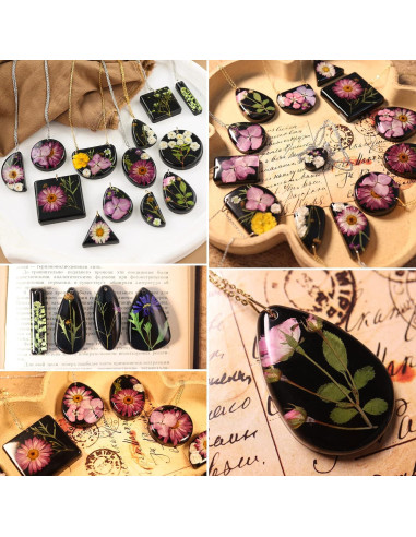 Moldes de Joyería de Silicona Japleed - 2 Pcs para DIY