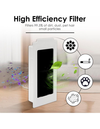 Paquete de 8 Filtros HEPA MIBUMIKI para ECOVACS DEEBOT T30