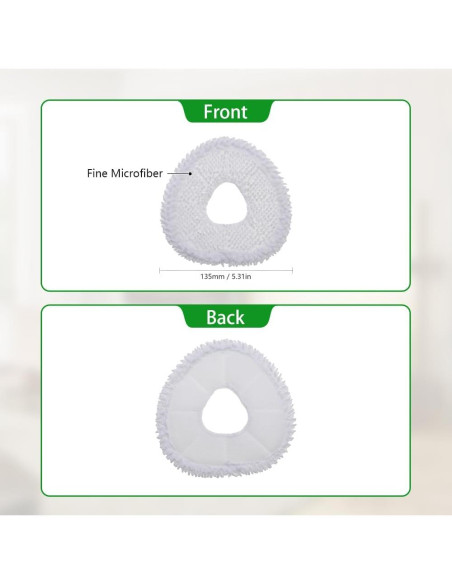 Paquete de 6 Paños de Microfibra Neutop para Narwal Freo X Ultra Paquete de 6 Paños de Microfibra Neutop para Narwal Freo X Ultra