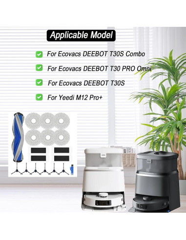 Kit de Accesorios para Aspiradora Robot Frexusuent T30S - 18 Piezas
