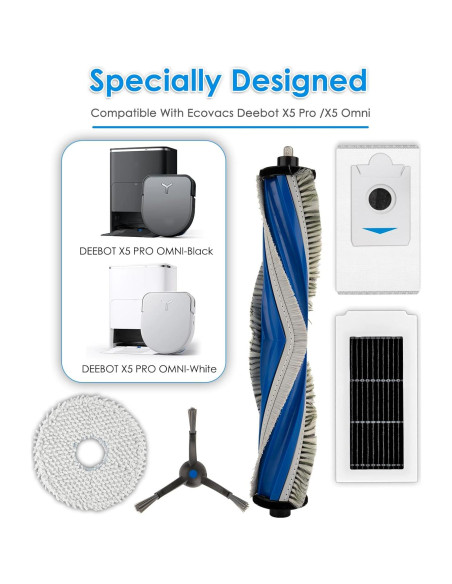 Kit de Accesorios COWINORY 21 Piezas para ECOVACS DEEBOT X5 Kit de Accesorios COWINORY 21 Piezas para ECOVACS DEEBOT X5