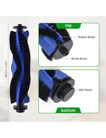 Cepillos de Rodillo Neutop para Eufy RoboVac - Paquete de 3 Cepillos de Rodillo Neutop para Eufy RoboVac - Paquete de 3
