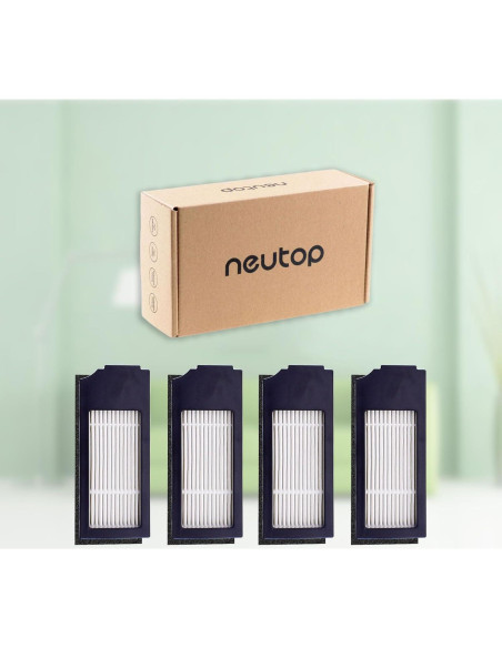 Filtros de Reemplazo Neutop para Ecovacs Deebot X1 y N20 - Paquete de 4 Filtros de Reemplazo Neutop para Ecovacs Deebot X1 y N20 - Paquete de 4