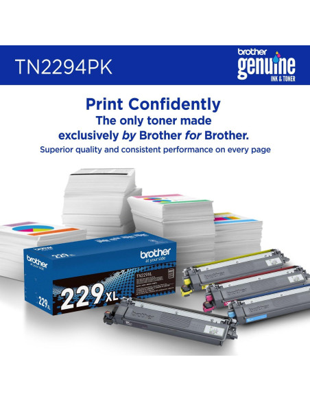Cartuchos de Tóner Brother TN2294PK - Paquete de 4 Colores Cartuchos de Tóner Brother TN2294PK - Paquete de 4 Colores