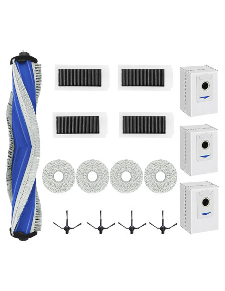Kit de Repuesto Ecovacs Deebot X5 Pro - Filtros, Cepillos y Mopas Kit de Repuesto Ecovacs Deebot X5 Pro - Filtros, Cepillos y Mopas