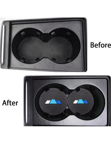 Posavasos de Silicona Igersaw para Auto 2 Piezas Tri-Color