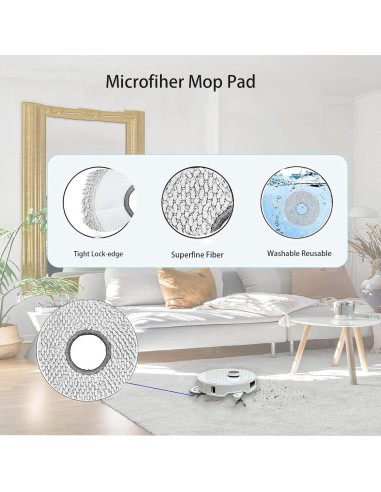 Kit de Repuesto Ecovacs Deebot X5 Pro - Filtros, Cepillos y Mopas