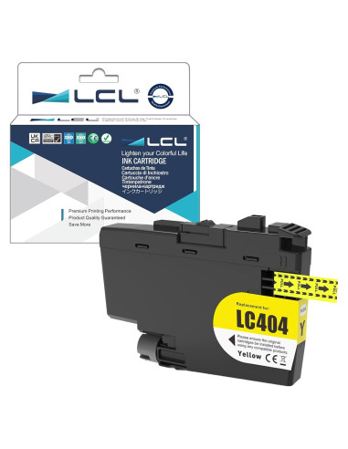 Cartucho de Tinta Amarillo LCL LC404 para Brother MFC-J1205W