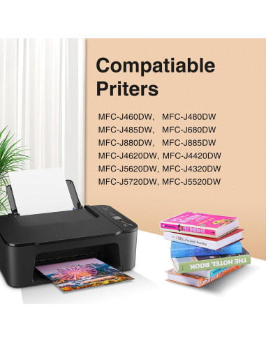 Cartuchos de tinta compatibles Brother LC203 10 Paquetes
