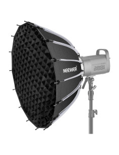 Softbox Parabólico NEEWER 65 cm con Difusores y Rejilla