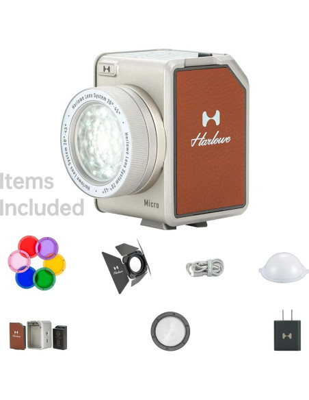 Kit de Luz de Video Harlowe Micro 8W Bi-Color Regulable Kit de Luz de Video Harlowe Micro 8W Bi-Color Regulable
