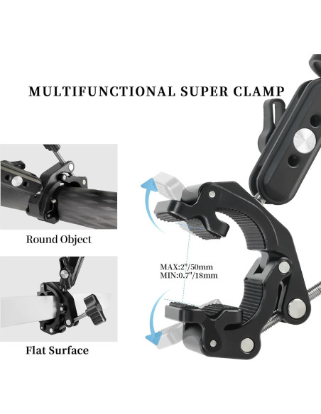 Super Clamp FIFIELD con brazo mágico 360 para cámaras Super Clamp FIFIELD con brazo mágico 360 para cámaras