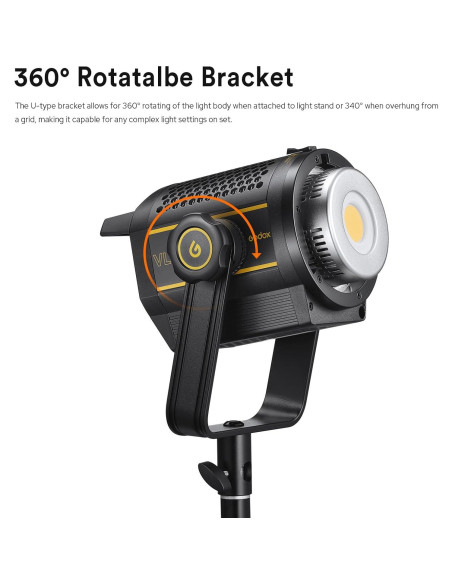Luz LED Godox VL300II Profesional 320W 5600K CRI 96+ Luz LED Godox VL300II Profesional 320W 5600K CRI 96+
