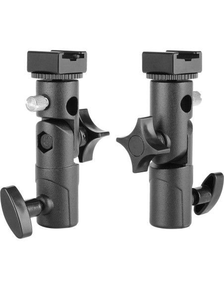 Soporte de Flash ChromLives Tipo E para Cámara DSLR - 2 Unidades Soporte de Flash ChromLives Tipo E para Cámara DSLR - 2 Unidades