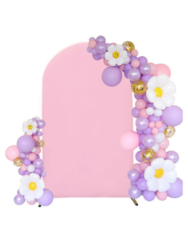 Cubierta de Arco de Boda Maiangel 2.2 m Spandex Rosa