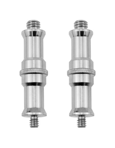 Adaptador de rosca 1/4 a 3/8 Dsjnf - 2 piezas metálico