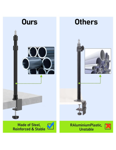 Soporte de escritorio para cámara ALTSON ajustable 43-104 cm