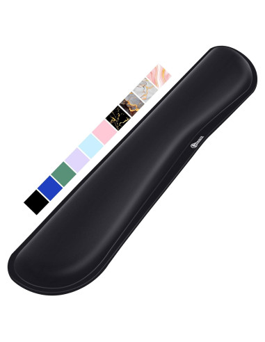 Reposamuñecas Ergonómico Gimars 17.3'' Espuma Memoria Negro
