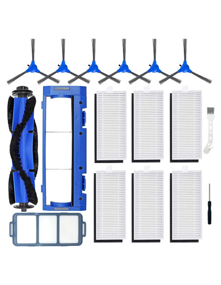 Kit de Repuesto Eufy RoboVac 11S, 25C, 30, 30C - 17 Piezas Kit de Repuesto Eufy RoboVac 11S, 25C, 30, 30C - 17 Piezas