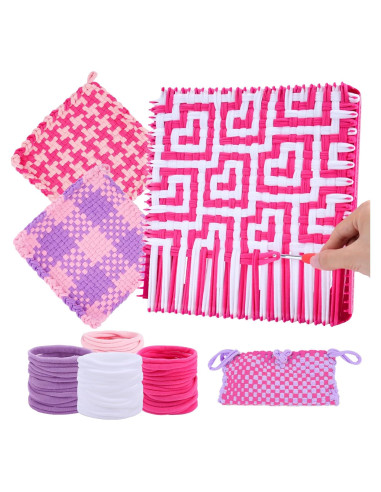 Kit de telar para agarraderas PREBOX 25.4 cm para niños y adultos