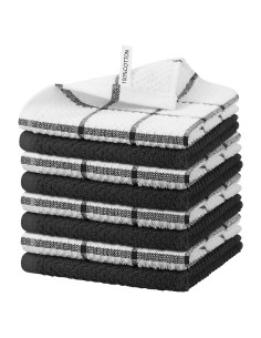 Paños de Cocina Nialnant 100% Algodón 30x30 cm - 8 Piezas