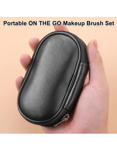 Set de Brochas de Maquillaje de Viaje Kingtree, 10 Piezas Mini 2