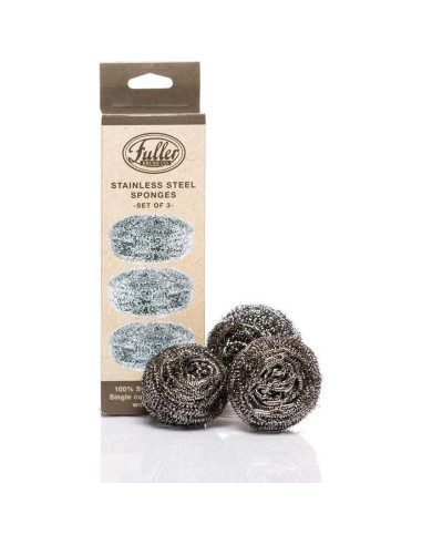 Esponjas de Acero Inoxidable Fuller Brush - 3 Piezas Alta Resistencia