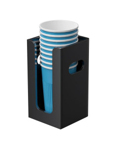 Organizador de Tazas Desechables WINFFOR Acrílico Negro 1 Comp.