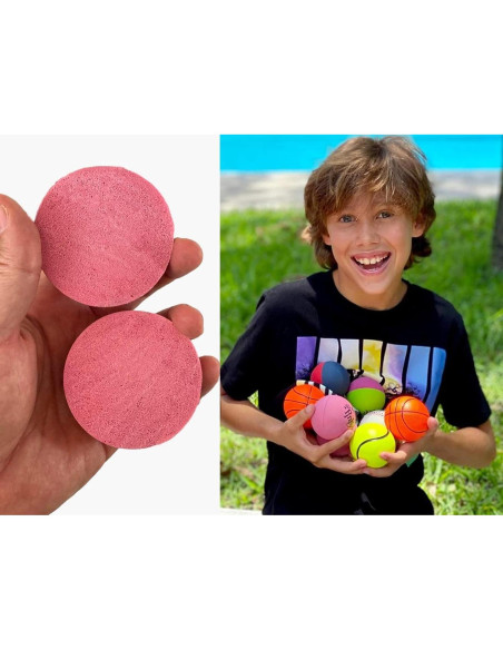 Pelota Rebotadora Rosa JA-RU 6.35cm para Niños y Adultos Pelota Rebotadora Rosa JA-RU 6.35cm para Niños y Adultos