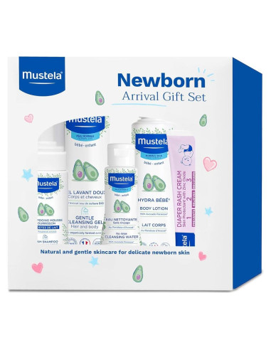 Set de Regalo Mustela para Recién Nacido - 5 Esenciales Naturales