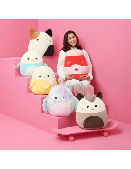 Peluche Squishmallows 20 cm Zergman Chinchilla Aromatizado Uva Peluche Squishmallows 20 cm Zergman Chinchilla Aromatizado Uva