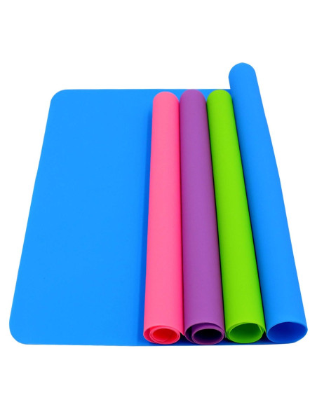 HiGift 4 Tapetes de Silicona para Manualidades - 40.1x29.9cm y 29.5x21.1cm HiGift 4 Tapetes de Silicona para Manualidades - 40.1x29.9cm y 29.5x21.1cm