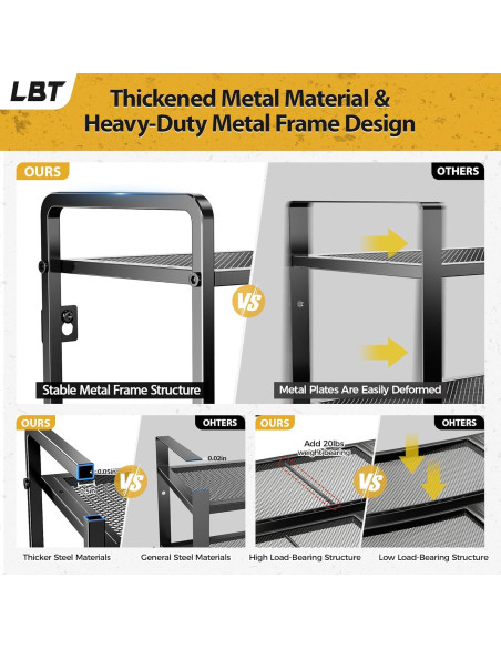 Organizador de Herramientas LBT Montaje en Pared 3 Capas 7 Soportes Organizador de Herramientas LBT Montaje en Pared 3 Capas 7 Soportes