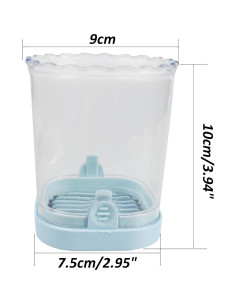 Cortador de Frutas Votuyet Azul Claro 7.5 cm Acero Inoxidable 2